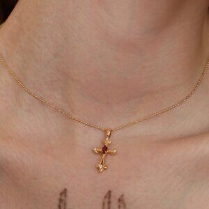 Vintage Cross Necklace